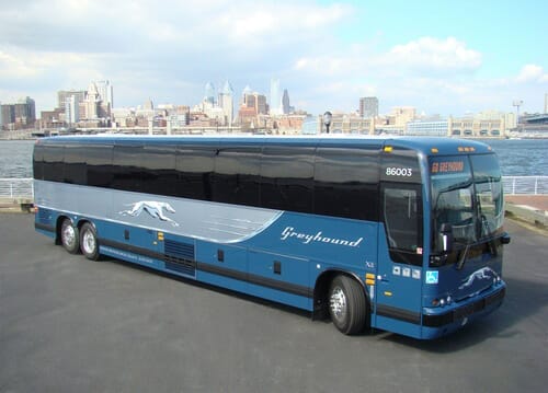 GREYHOUND LINES, INC. NEW BUS New Greyhound bus