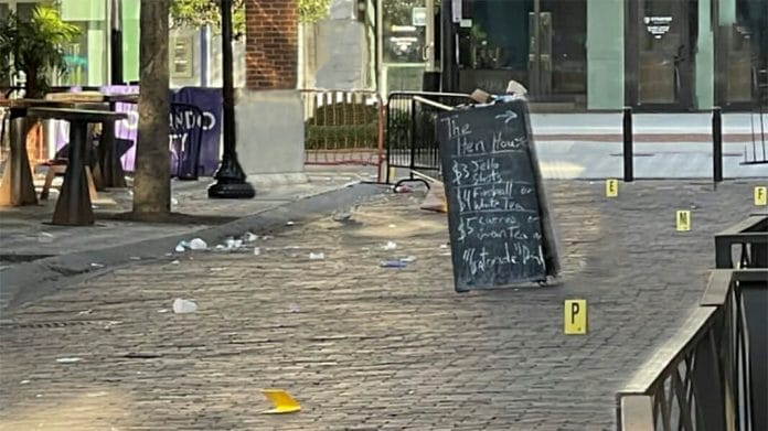 Downtown shooting aftermath